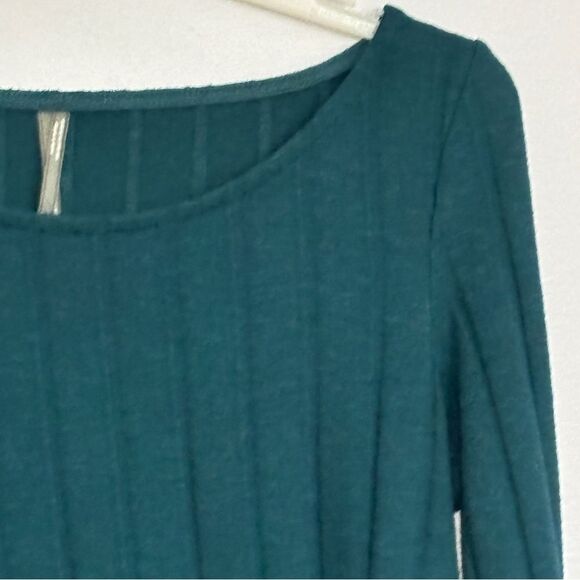 Anthropologie | Urban Outfitters Women’s Teal Green Thermal Scoop Neck Sweater - Picture 10 of 12